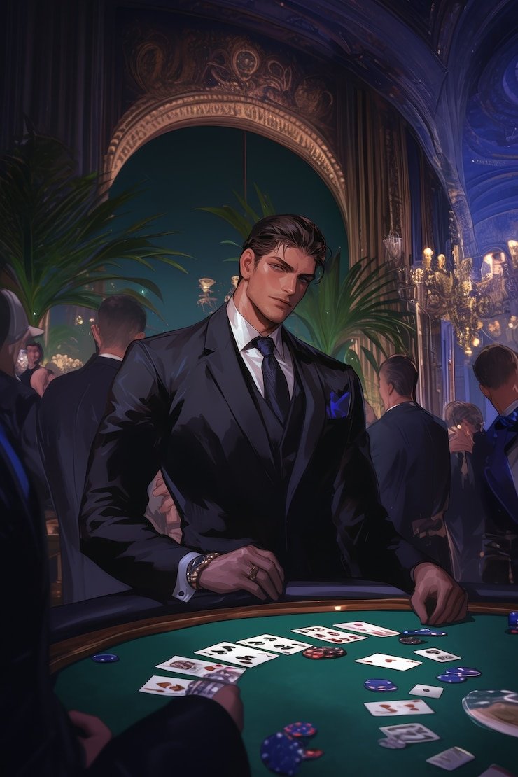 M-World Championship blackjack table on mobile phone screen
